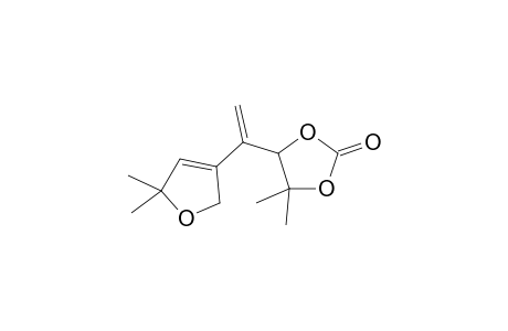 4,4-Dimethyl-5-(1-(2,2-dimethyl-2,5-dihydrofuran-4-yl)ethenyl)-1,3-dioxolan-2-one