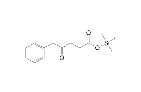 4-oxo-5-Phenylpentanoic acid, tms