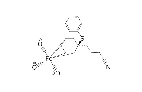 Tricarbonyl[(2,5.eta.(4))-1-exo-(3-cyanopropyl)-1-endo-(phenylthio)-2,4-cyclohexadiene]iron