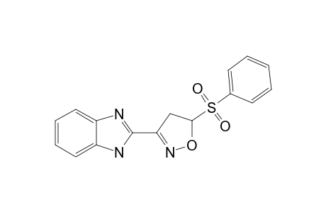 2-[5'-(PHENYLSULFONYL)-ISOXAZOLIN-3'-YL]-BENZIMIDAZOLE