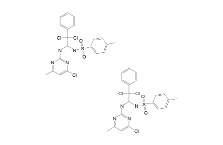 N-[2,2-DICHLORO-1-[(4-CHLORO-6-METHYL-PYRIMIDIN-2-YL)-AMINO]-2-PHENYL-ETHYL]-4-METHYL-BENZENESULFONAMIDE