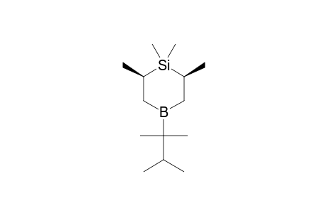 CIS-1,1,2,6-TETRAMETHYL-4-(1,1,3-TRIMETHYLPROPANYL)-1-SILA-4-BORACYCLOHEXANE
