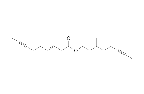 (3E)-3'-Methyloct-6'-ynyl Non-3-en-7-ynoate