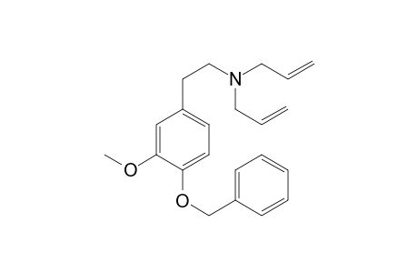 N,N-Diallyl-4-benzyloxy-3-methoxyphenethylamine