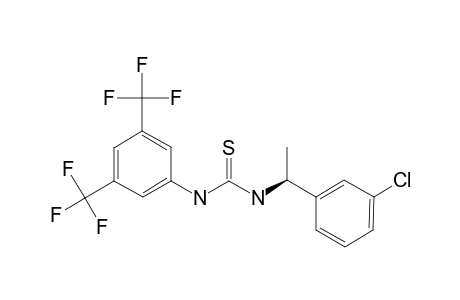 (S)-1-(3,5-Bis(trifluoromethyl)phenyl)-3-(1-(3-chlorophenyl)ethyl)thiourea