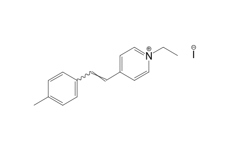 1-ethyl-4-(p-methylstyryl)pyridinium iodide