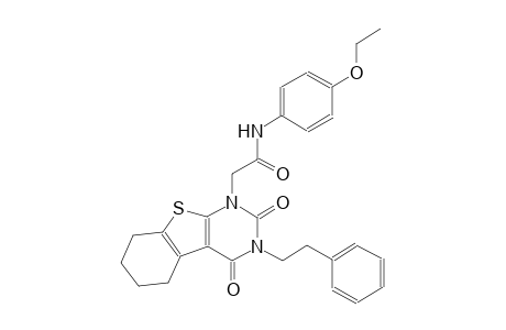 2-(2,4-dioxo-3-(2-phenylethyl)-3,4,5,6,7,8-hexahydro[1]benzothieno[2,3-d]pyrimidin-1(2H)-yl)-N-(4-ethoxyphenyl)acetamide