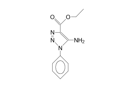 5-Amino-1-phenyl-1,2,3-triazole-4-carboxylic acid, ethyl ester