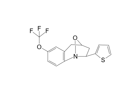 (2SR,4RS)-7-trifluoromethoxy-2-exo-(thiophen-2-yl)-2,3,4,5-tetrahydro-1,4-epoxy-1-benzazepine