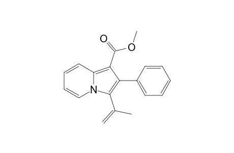 3-Isopropenyl-1-(methoxycarbonyl)-2-phenylindolizine