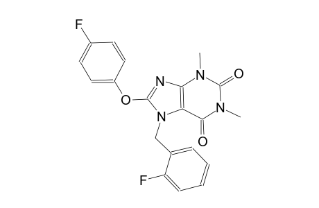 7-(2-fluorobenzyl)-8-(4-fluorophenoxy)-1,3-dimethyl-3,7-dihydro-1H-purine-2,6-dione