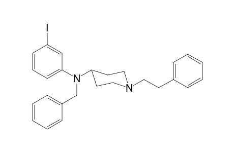 N-Benzyl-N-(3-iodophenyl)-1-(2-phenylethyl)piperidin-4-amine