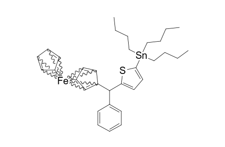 2-(FERROCENYLPHENYLMETHYL)-5-(TRIBUTYLSTANNYL)-THIOPHENE