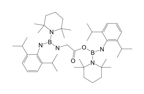 N-[(2,6-DIISOPROPYLPHENYLAMINO)-(2,2,6,6-TETRAMETHYLPIPERIDINO)-BORYL]-GLY-[(-DIISOPROPYLPHENYLAMINO)-(2,2,6,6-TETRAMETHYLPIPERIDINO)-BORYL]-ETHER