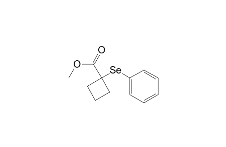 Cyclobutanecarboxylic acid, 1-(phenylseleno)-, methyl ester