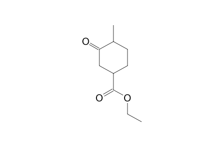 Cyclohexanecarboxylic acid, 4-methyl-3-oxo-, ethyl ester