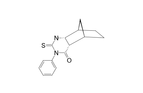 3-Phenyl-2-thioxo-2,3,R-4a,trans-5,6,7,trans-8,cis-8a-octahydro-5,8-methanoquinazolin-4(1H)-one