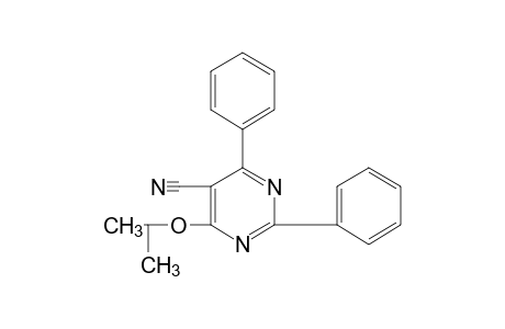 2,4-DIPHENYL-6-ISOPROPOXY-5-PYRIMIDINECARBONITRILE