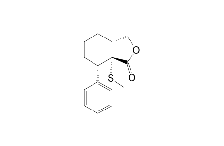 (3aR,7S,7aR)-7a-(methylthio)-7-phenyl-3,3a,4,5,6,7-hexahydroisobenzofuran-1-one