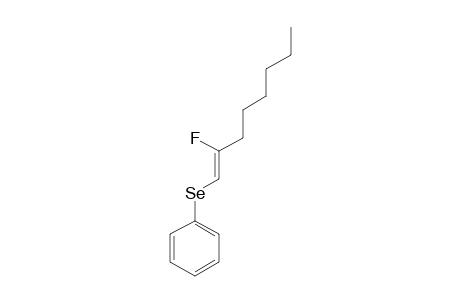 (E)-2-FLUORO-1-(PHENYLSELENO)-OCT-1-ENE