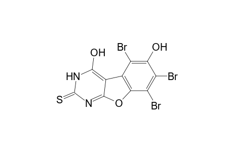 5,7,8-Tribromo-4,6-dihydroxy-2,3-dihydrobenzo[4,5]furo[2,3-d]yprimidine-2-thione