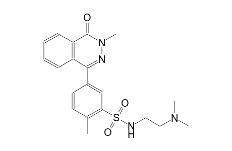 N-[2-(dimethylamino)ethyl]-2-methyl-5-(3-methyl-4-oxo-3,4-dihydro-1-phthalazinyl)benzenesulfonamide