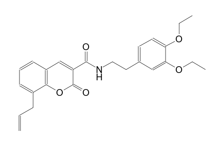 8-Allyl-N-[2-(3,4-diethoxyphenyl)ethyl]-2-keto-chromene-3-carboxamide