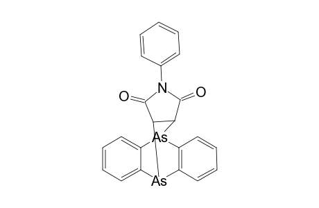 4,9[1',2']-Benzeno-1H-[1,4]benzodiarsenino[2,3-c]pyrrole-1,3(2H)-dione, 3a,9a-dihydro-2-phenyl-