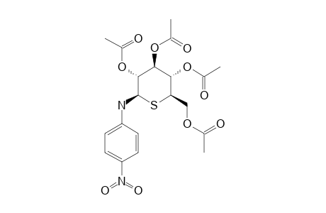 PARA-NITRO-N-PHENYL-2,3,4,6-TETRA-O-ACETYL-ALPHA-5-THIO-D-GLUCOPYRANOSYLAMINE