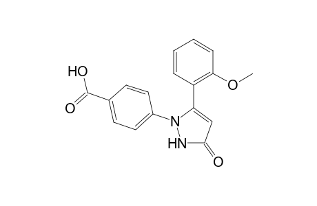 4-(5-(2-Methoxyphenyl)-3-oxo-2,3-dihydropyrazol-1-yl)benzoic acid