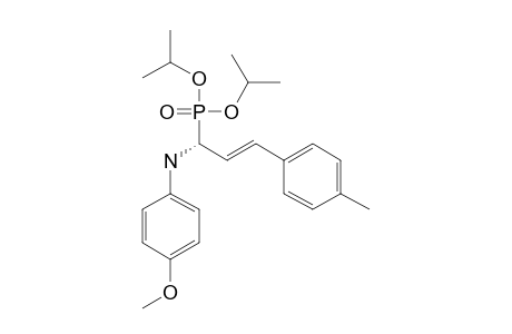 DIISOPROPYL-1-[N-(4-METHOXYPHENYL)-AMINO]-3-(4-METHYLPHENYL)-2-PROPENYLPHOSPHONATE