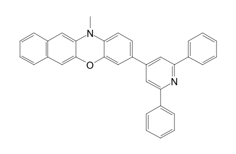 12H-benzo[b]phenoxazine, 3-(2,6-diphenyl-4-pyridinyl)-12-methyl-