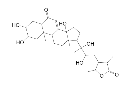 Stigmast-7-en-26-oic acid, 2,3,14,20,22,28-hexahydroxy-6-oxo-, .gamma.-lactone, (2.beta.,3.beta.,5.beta.,22R,24S,25S,28R)-