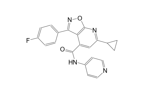 isoxazolo[5,4-b]pyridine-4-carboxamide, 6-cyclopropyl-3-(4-fluorophenyl)-N-(4-pyridinyl)-