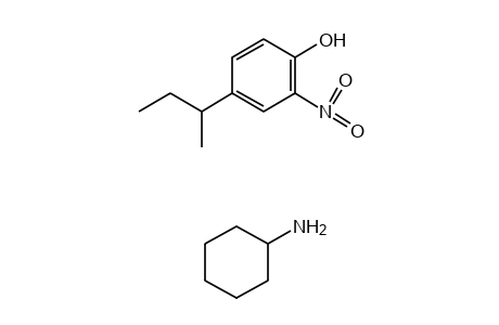 4-sec-BUTYL-2-NITROPHENOL, COMPOUND WITH CYCLOHEXYLAMINE (1:1)