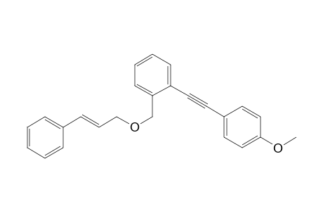 1-[(4-methoxyphenyl)ethynyl]-2-({[(2E)-3-phenylprop-2-en-1-yl]oxy}methyl)-benzene