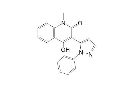 4-Hydroxy-1-methyl-3-(1-phenyl-1H-pyrazol-5-yl)-2(1H)-quinolinone