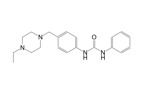 urea, N-[4-[(4-ethyl-1-piperazinyl)methyl]phenyl]-N'-phenyl-