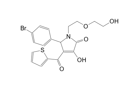 5-(4-bromophenyl)-3-hydroxy-1-[2-(2-hydroxyethoxy)ethyl]-4-(2-thienylcarbonyl)-1,5-dihydro-2H-pyrrol-2-one