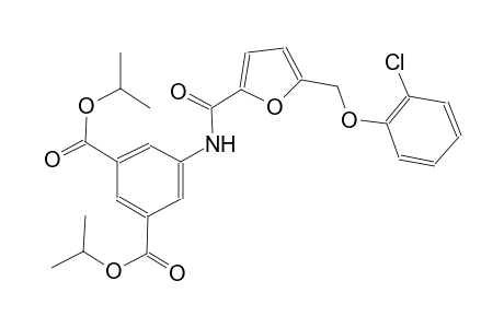 diisopropyl 5-({5-[(2-chlorophenoxy)methyl]-2-furoyl}amino)isophthalate