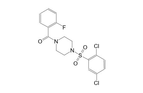piperazine, 1-[(2,5-dichlorophenyl)sulfonyl]-4-(2-fluorobenzoyl)-