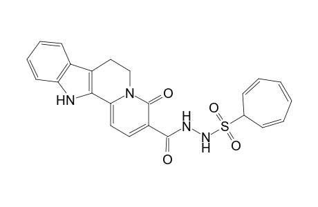 4-Oxo-6,7-dihydroindolo[2,3-a]quinolizine-3-[(p-toluenesulphonyl)carbohydrazide]
