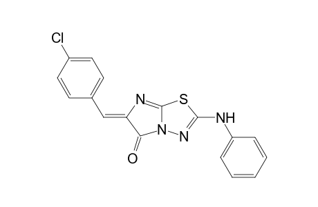 2-(Phenylamino)-6-(4-chlorobenzylidene)imidazo[2,1-b]-1,3,4-thiadiazol-5(6H)-one