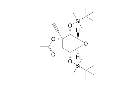 (1S*,2R*3R*,,5R*,6R*)-3-Acetoxy-2,5-bis[(tert-butyldimethylsilyl)oxy]-3-ethynyl-7-oxabicyclo[4.1.0]heptane