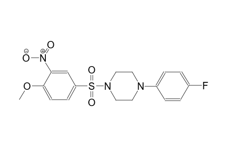 1-(4-fluorophenyl)-4-[(4-methoxy-3-nitrophenyl)sulfonyl]piperazine