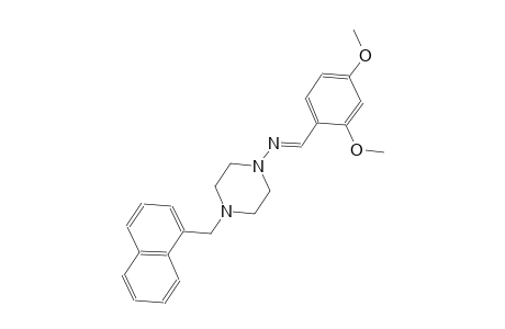 1-piperazinamine, N-[(E)-(2,4-dimethoxyphenyl)methylidene]-4-(1-naphthalenylmethyl)-