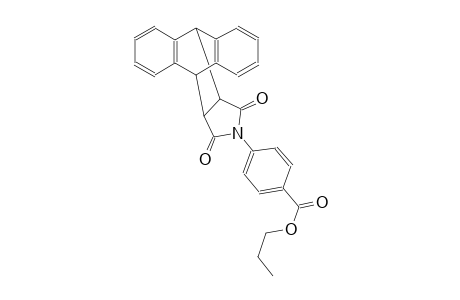 propyl 4-(12,14-dioxo-9,10-dihydro-9,10-[3,4]epipyrroloanthracen-13-yl)benzoate
