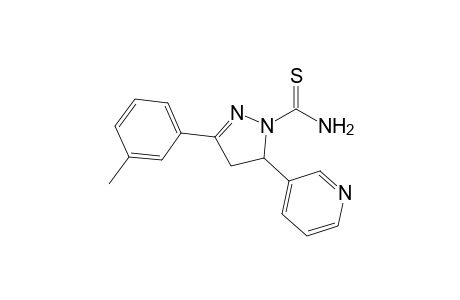 3-(3"-Methylphenyl)-5-(3'-pyridyl)-1-(thiocarbamoyl)-2-pyrazoline