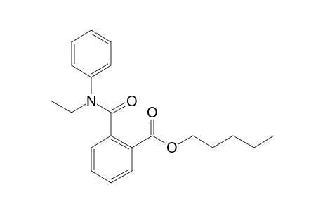 Phthalic acid, monoamide, N-ethyl-N-phenyl-, pentyl ester