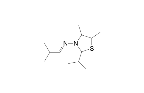 2-isopropyl-3-(isopropylmethyleneamino)-4,5-dimethyl-1-thia-3-aza-cyclopentane
